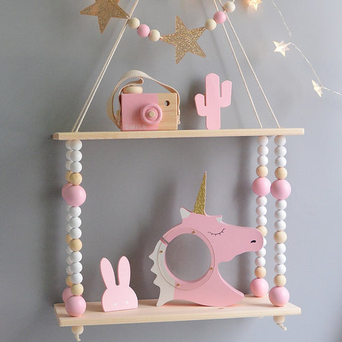 Decoration Wooden Shelf For Kids