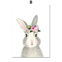 Load image into Gallery viewer, Deer Rabbit Sheep Dream Catcher Flower Wall Art Posters